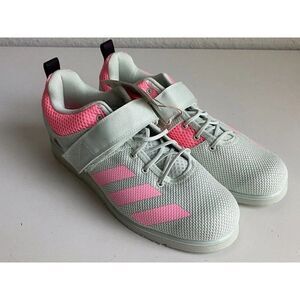 Adidas Powerlift 5 Weightlifting Shoes Pink Green Powerlifting Gym Sz 11.5